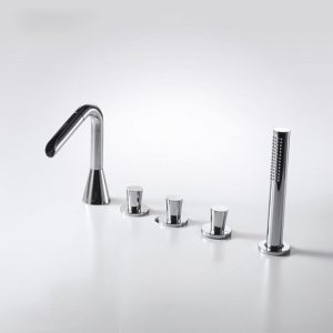 Vòi xả bồn tắm gắn bồn 5 lỗ  Castel VietNam F596150C-ENG