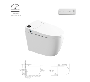Bồn cầu thông minh Castel Vietnam 964 (Smart Toilet)