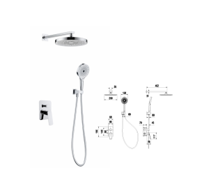 Vòi sen cao cấp Castel VietNam 30655