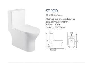 Bồn cầu cao cấp castel VietNam ST-1010