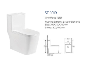 Bồn cầu cao cấp castel VietNam ST-1019