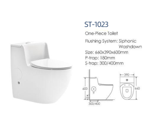 Bồn cầu cao cấp castel VietNam ST-1023