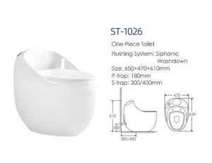 Bồn cầu cao cấp castel VietNam ST-1026