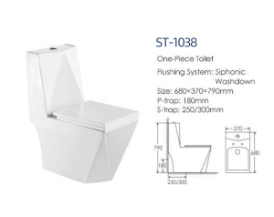 Bồn cầu cao cấp castel VietNam ST-1038