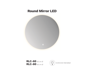 Gương Round Mirror LED Castel VietNam