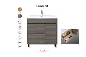 Chậu rửa Castel VietNam Lérida 80