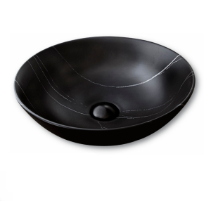 Chậu rửa đặt bàn Castel  Obi Black