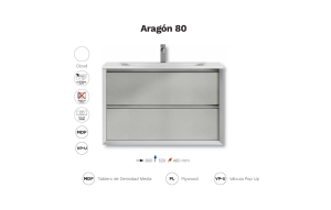 Chậu rửa Castel VietNam   Aragón 80